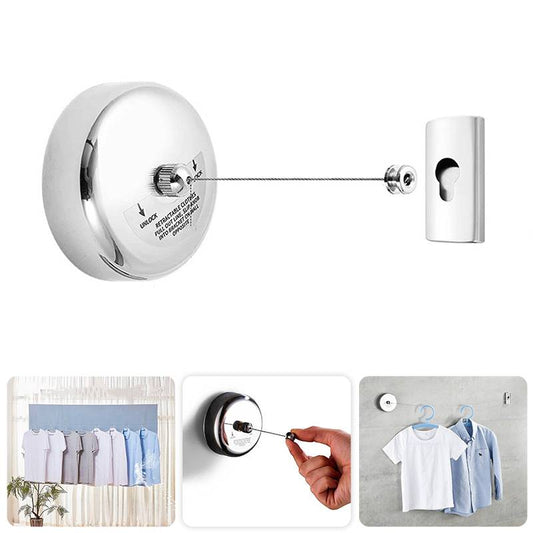 🧺 Cuerda Mágica Retráctil – Tendedero Compacto que Desaparece