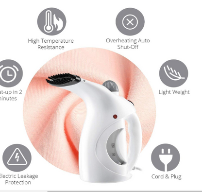 Plancha ropa a vapor y sauna facial 4 en 1