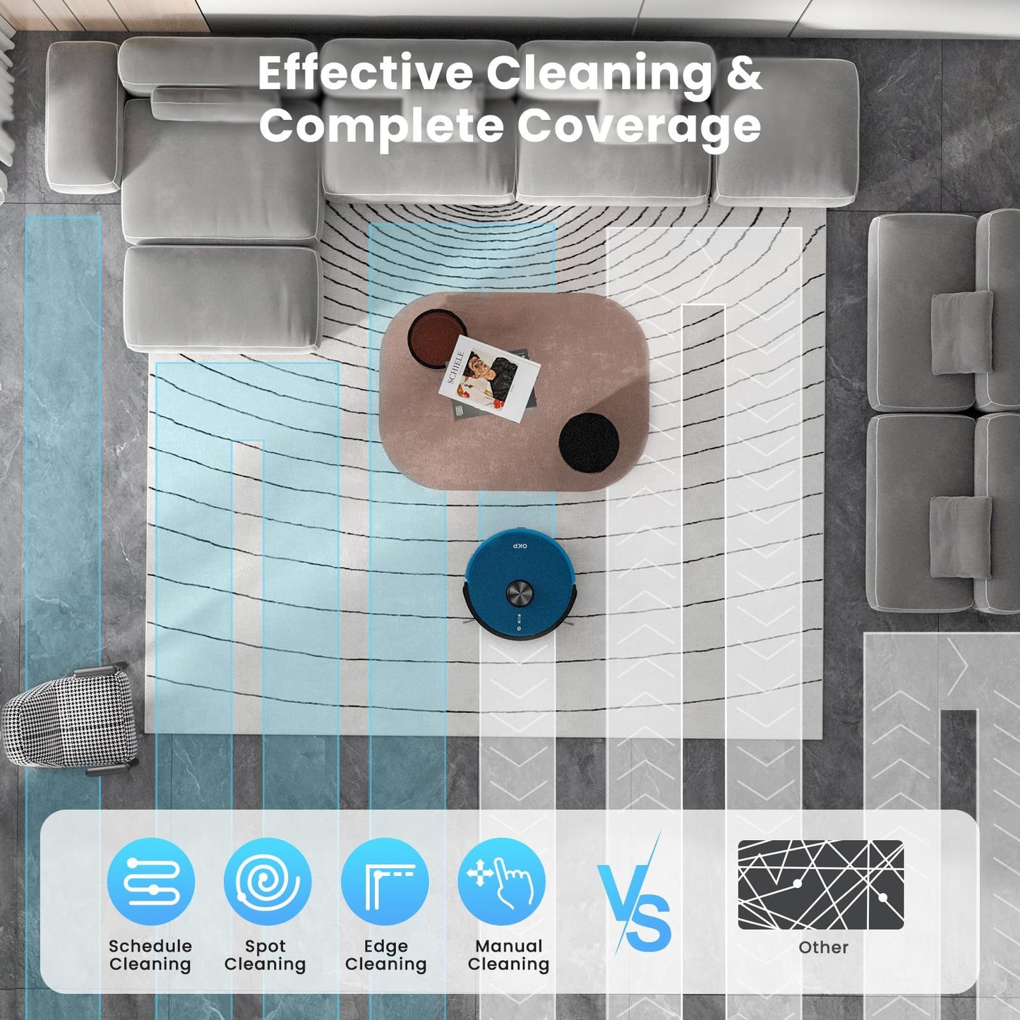 Mini Aspiradora Robot 3 en 1