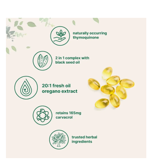 Aceite De Orégano 6000 Mg 60 capsulas