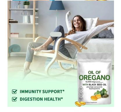 Aceite De Orégano 6000 Mg 60 capsulas