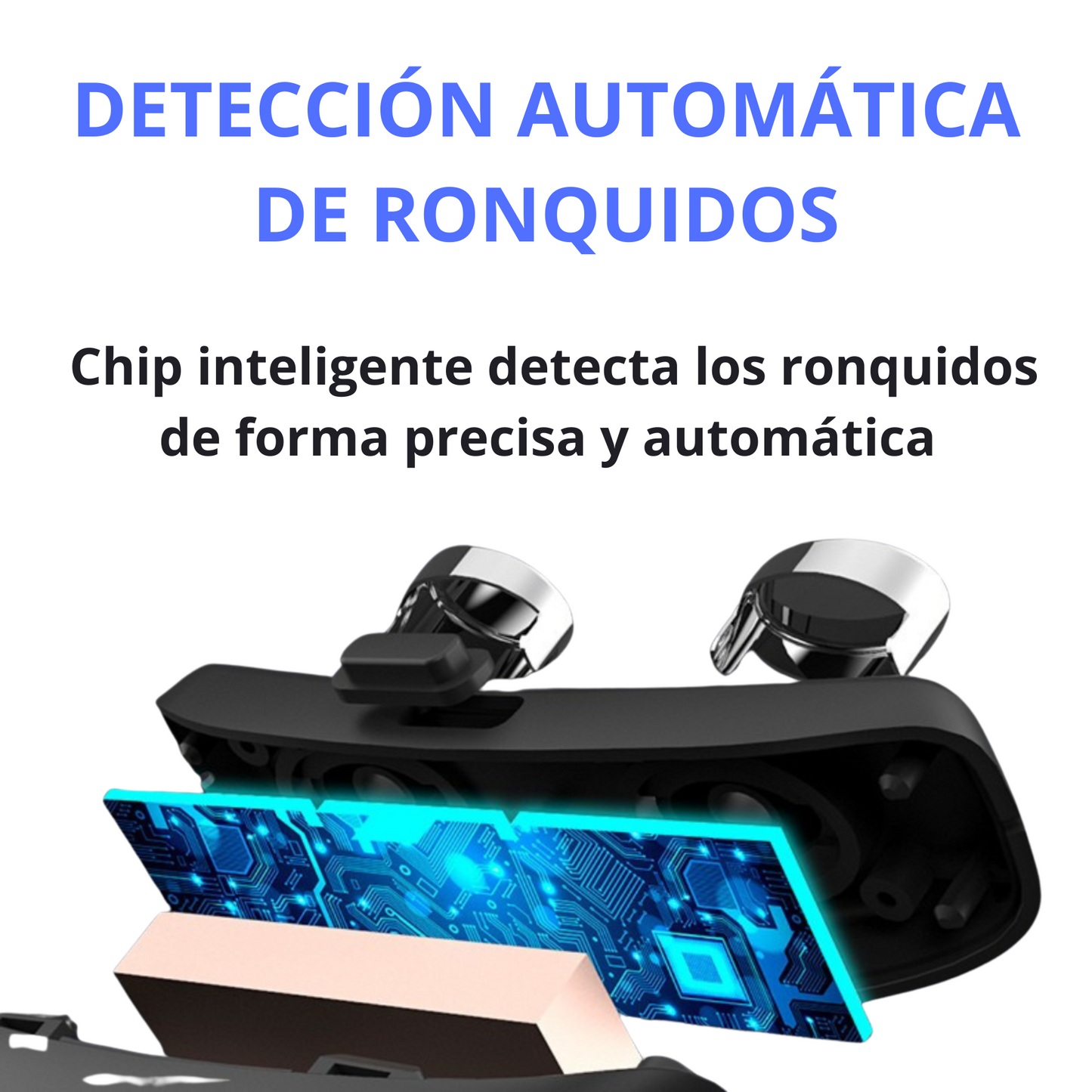 Dispositivo Antirronquidos Inteligente – Tecnología Médica Certificada CE