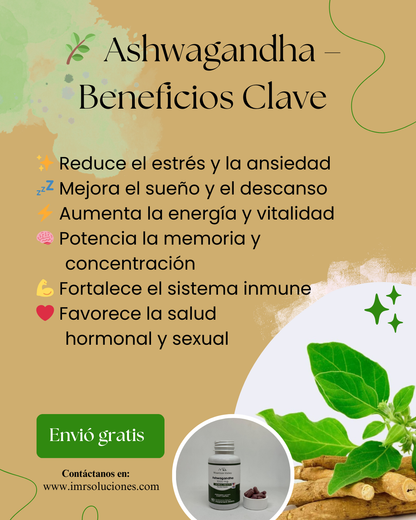 Ashwagandha Premium en Cápsulas