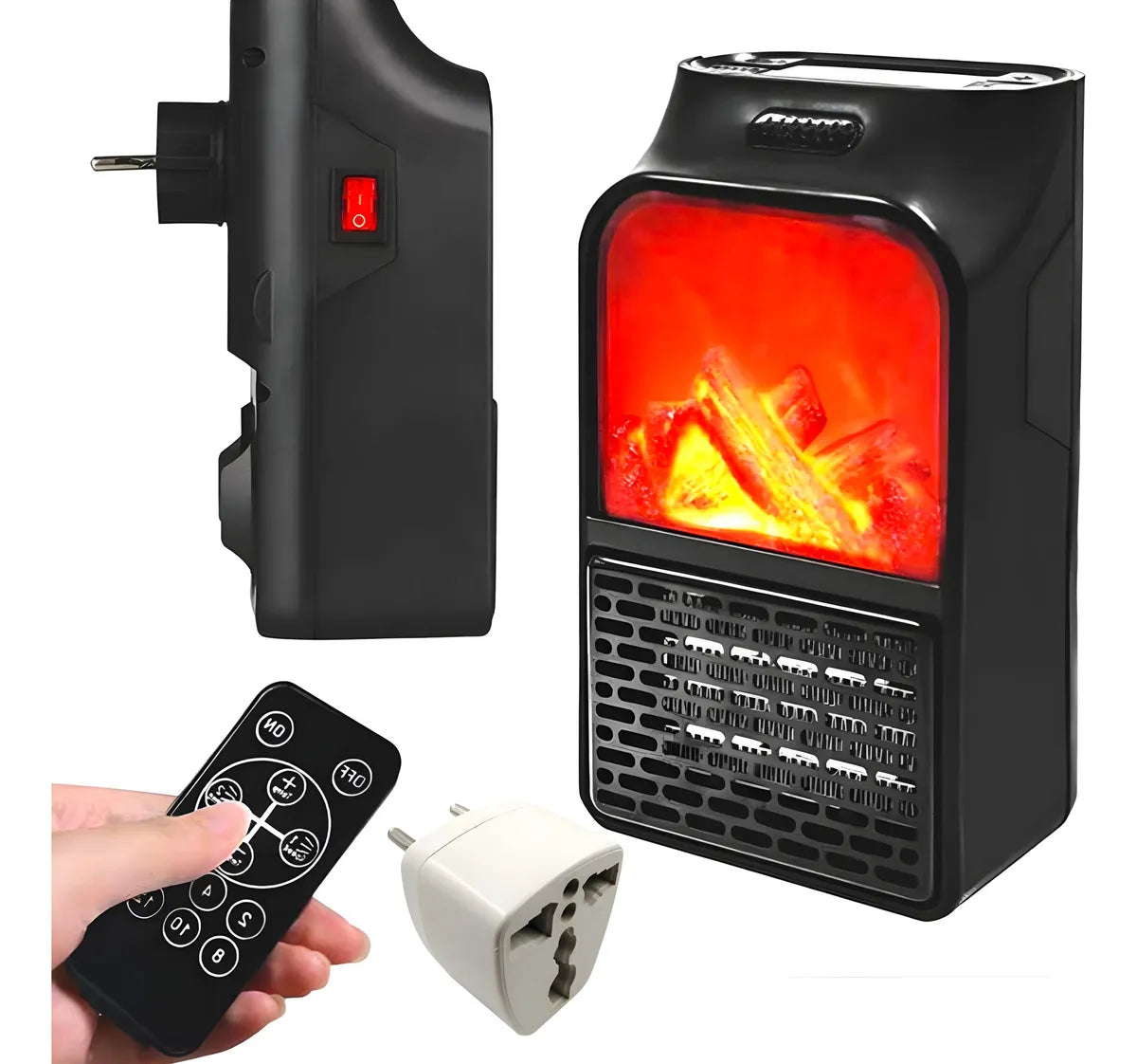 CALEFACTOR ELECTRICO PORTATIL FLAMA 1000W