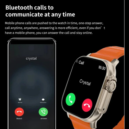 🧠 Smartwatch Ultra Resistente al Agua