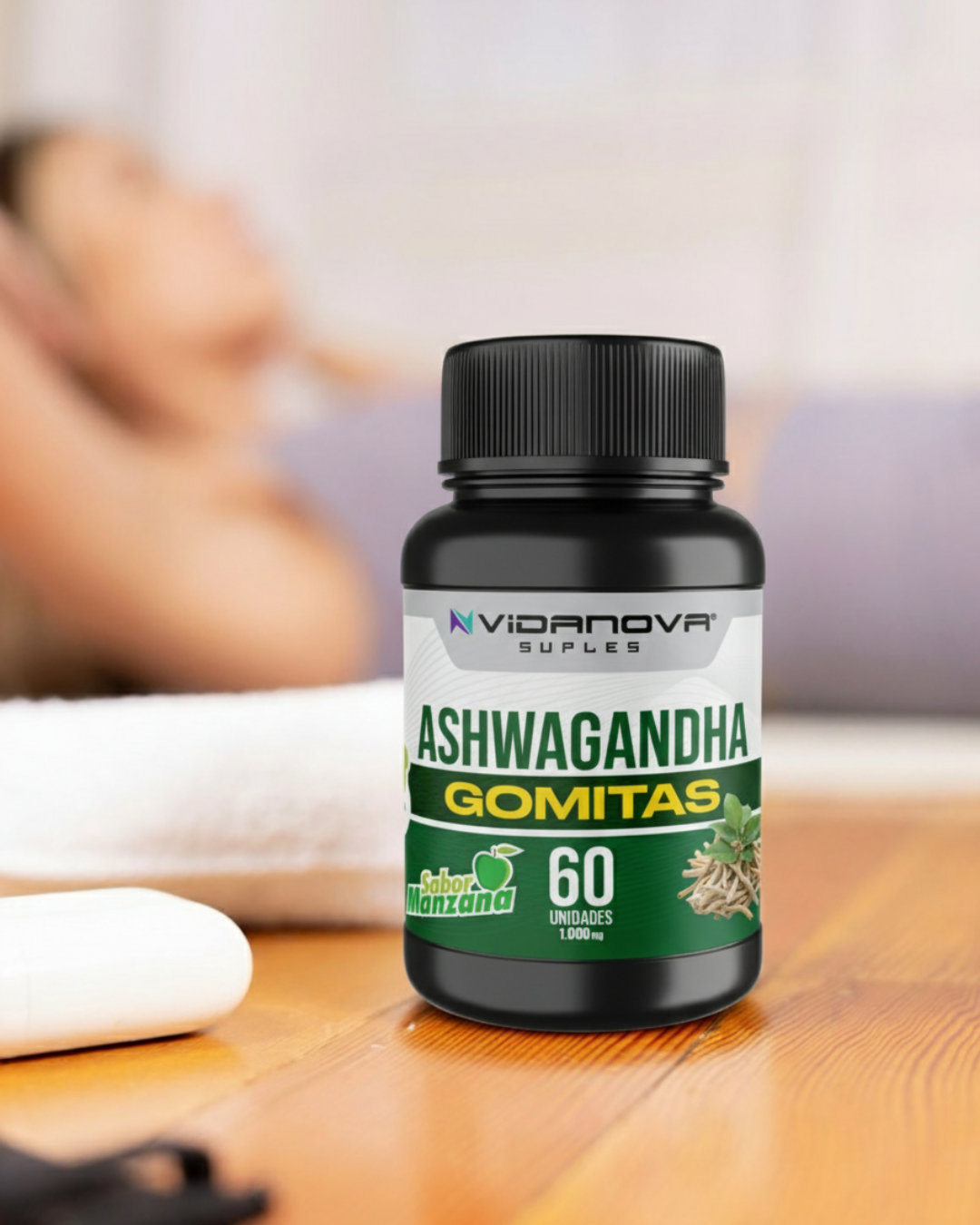 ASHWAGANDHA GUMMIES VIDANOVA – 1000 mg