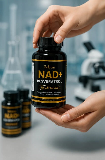 Resveratrol + NAD™ Satoomi Suplemento Antienvejecimiento y Energía celular, en una sola cápsula