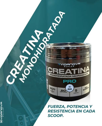 Creatina PRO™ Monohidratada Micronizada 300 g
