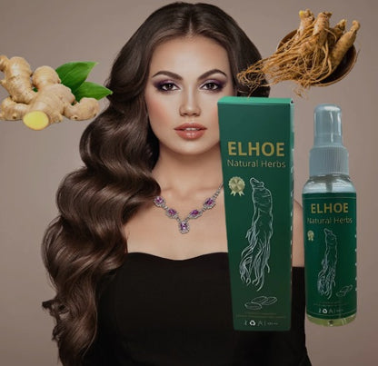 🌿 Tónico Capilar ELHOE™ – Detén la caída y recupera tu cabello con ingredientes naturales