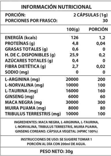 TESTO POWER 1000MG 60CAPS