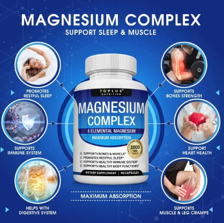 TOPLUX- 8 Tipos de Magnesio Premium