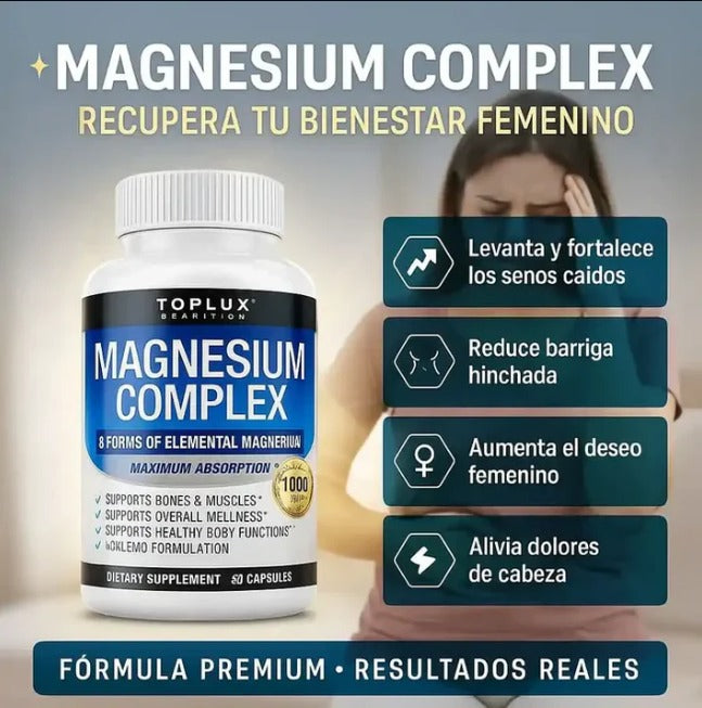 TOPLUX- 8 Tipos de Magnesio Premium
