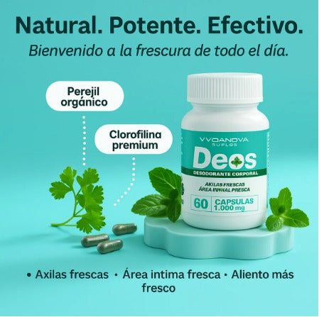 DEOS Desodorante Interno 30 CAP