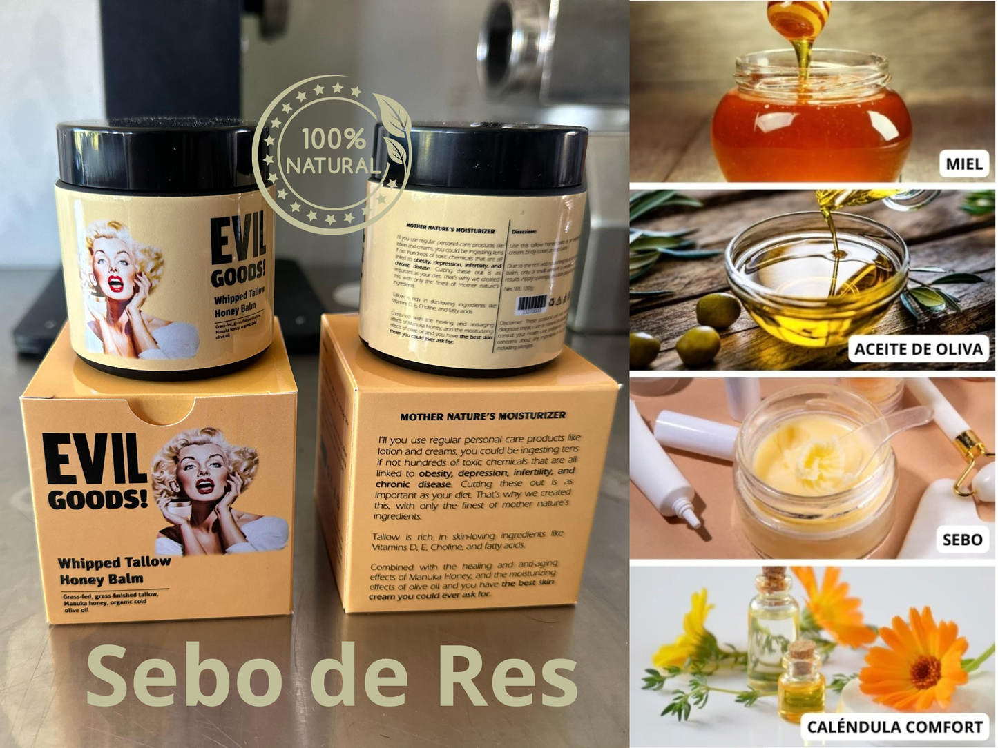 CREMA FACIAL SEBO DE RES EVIL GOODS