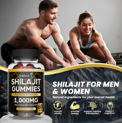 SHILAJIT Gomitas Energía, Inmunidad y Rendimiento